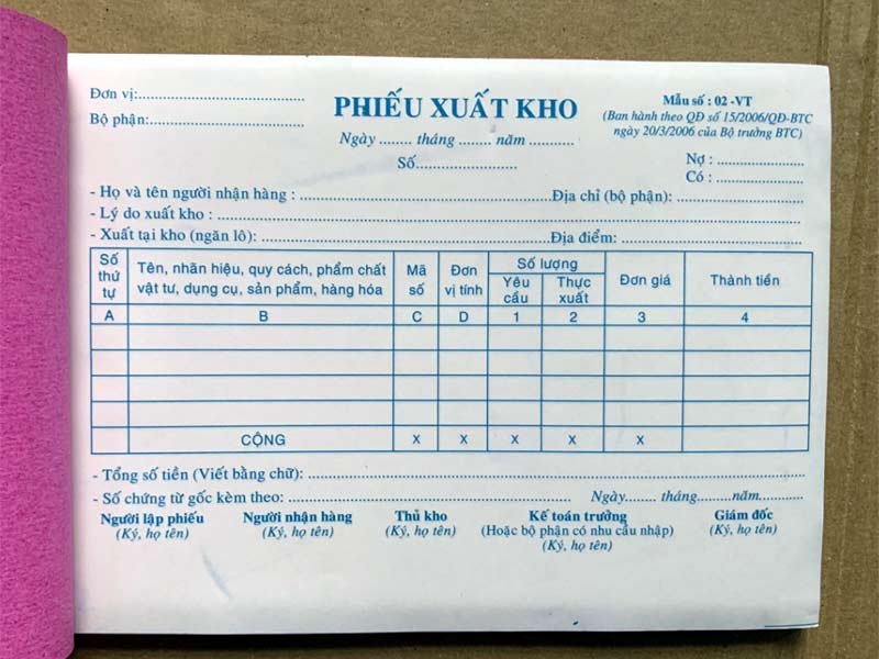 In Phiếu Xuất Nhập Kho - Giải Pháp Hiệu Quả Tại Nhật Đông
