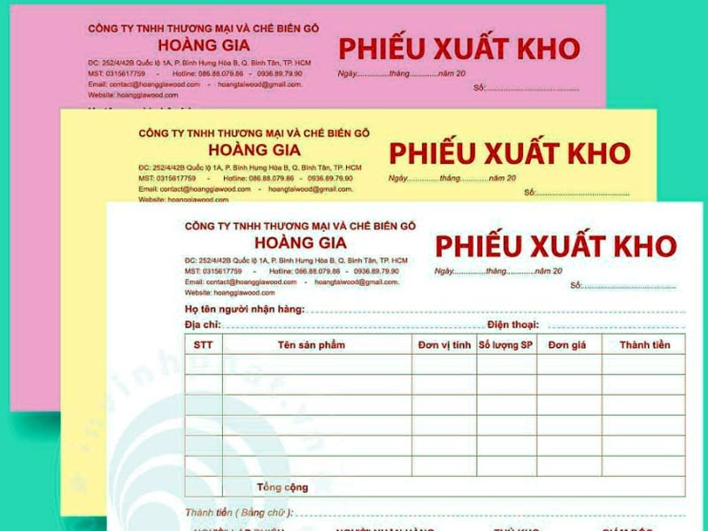 In Phiếu Xuất Nhập Kho DNTN Nhật Đông
