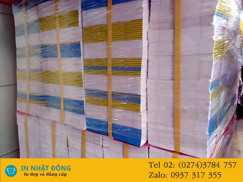 Quy trình in tập học sinh chuyên nghiệp tại Nhật Đông