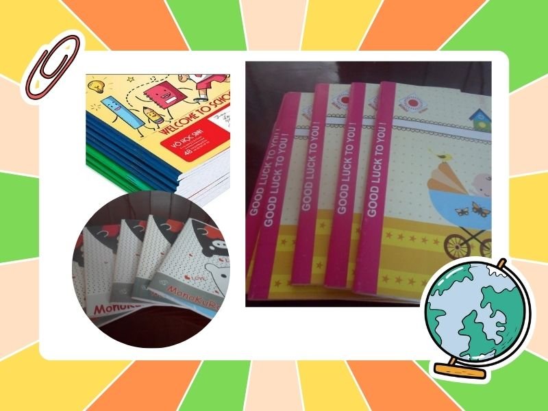 Mẫu tập vở học sinh Nhật Đông 1