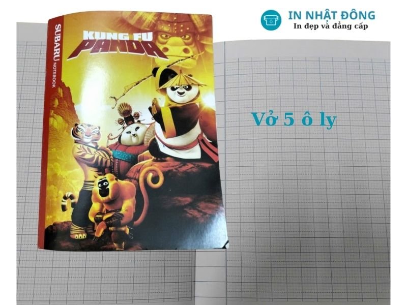 Vở in loại 5 Ô Ly Theo Yêu Cầu 2025