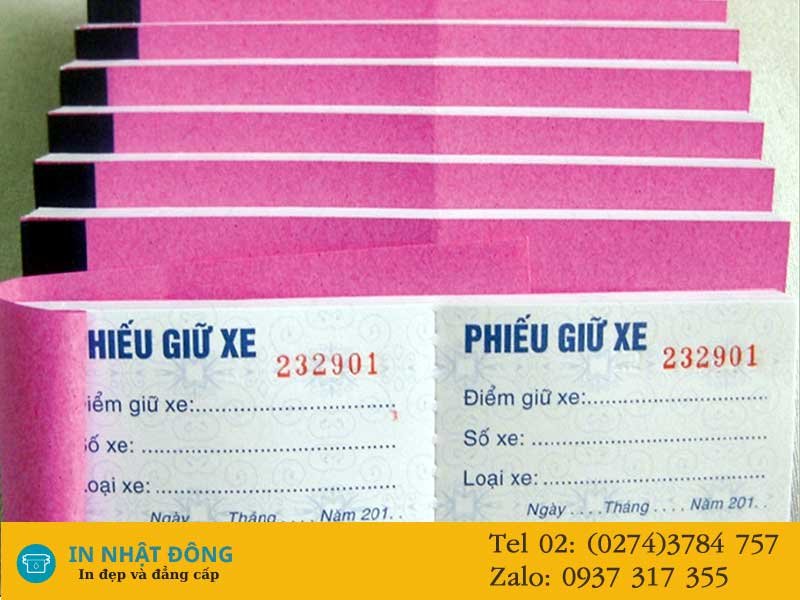 9 Lợi Ích Của Việc In Phiếu Giữ Xe Chuyên Nghiệp