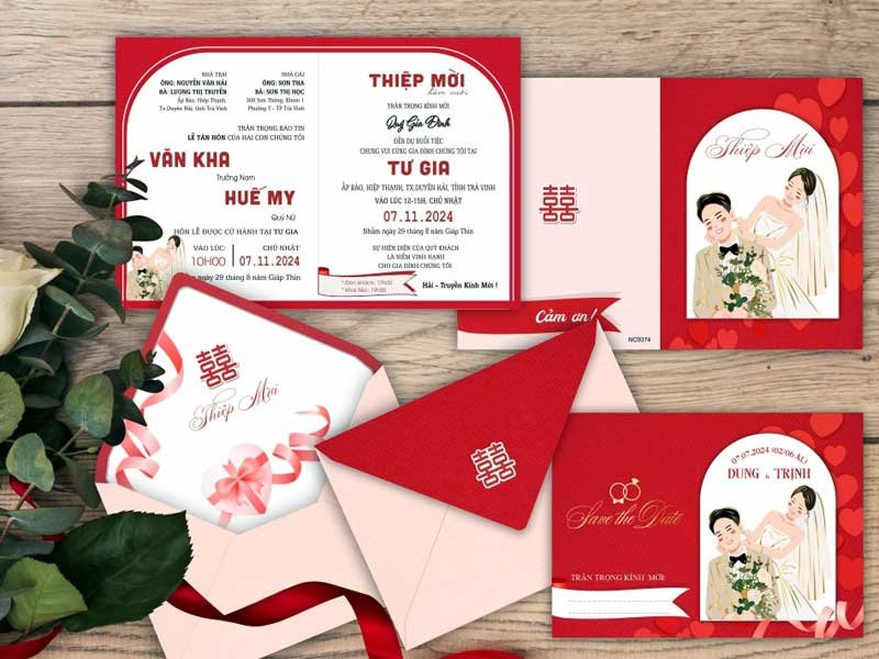 Thiệp cưới đóng vai trò như thế nào trong ngày trọng đại