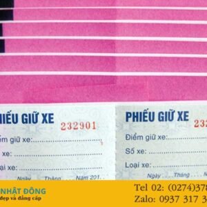 9 Lợi Ích Của Việc In Phiếu Giữ Xe Chuyên Nghiệp