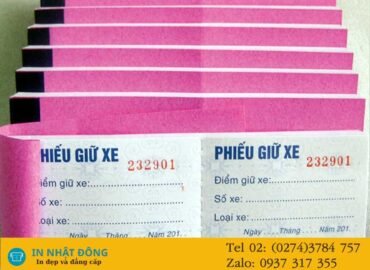 9 Lợi Ích Của Việc In Phiếu Giữ Xe Chuyên Nghiệp